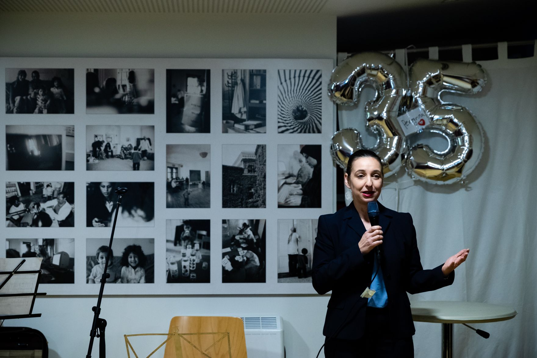 Am 7. November 2019 er&ouml;ffnete Bundesministerin Ines Stilling (Im Bild) anl&auml;sslich des 35-j&auml;nrigen Bestehens des Bildungs-, Beratungs- und Therapiezentrums f&uuml;r Immigrantinnen in Wien die Ausstellung &bdquo;Lernen Sie Geschichte kennen&ldquo;.